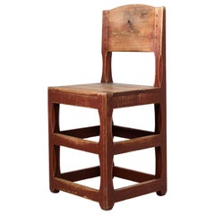 Antique 19th Century Swedish Renaissance Model Pine Chair
