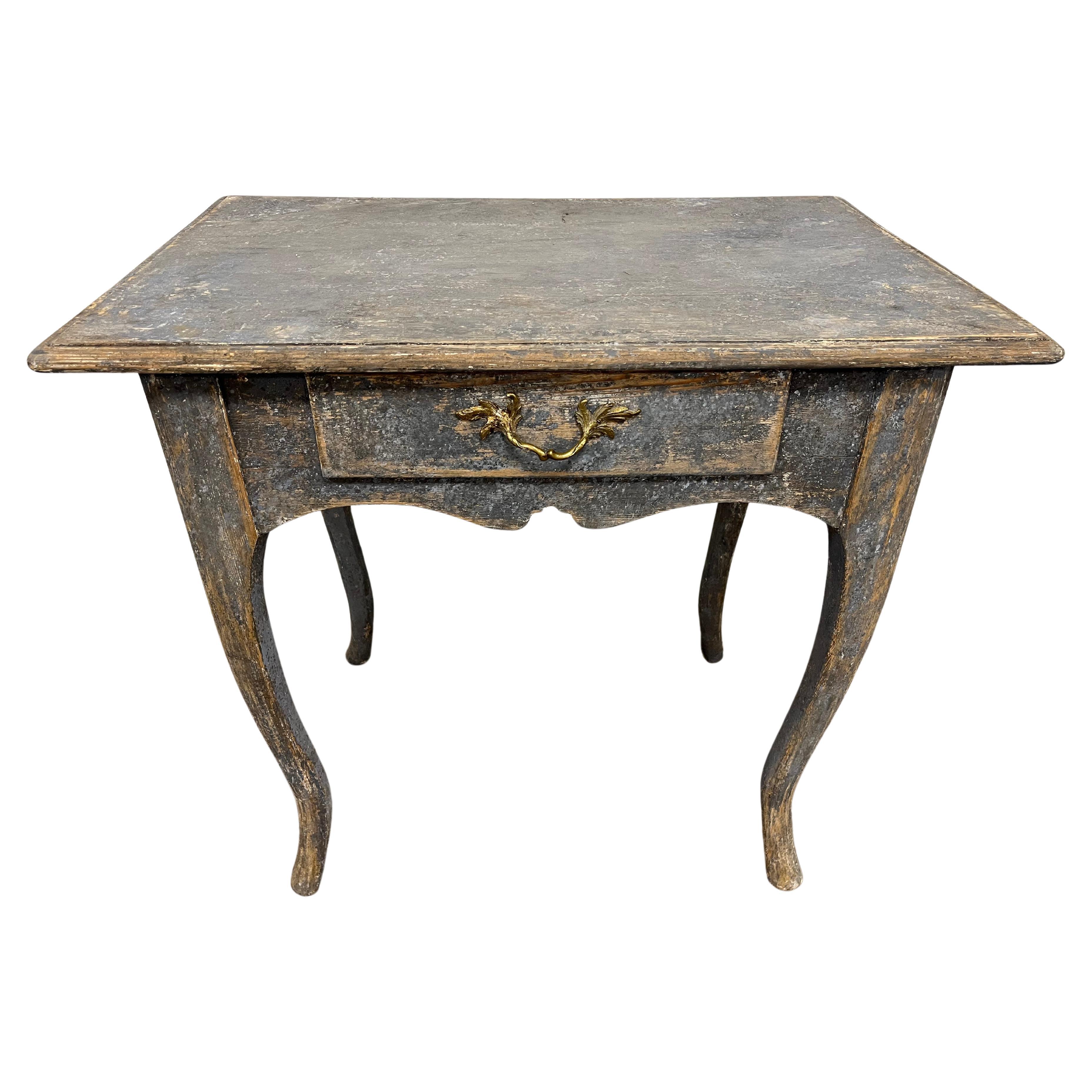 19th Century Swedish Rococo Style Console Table For Sale