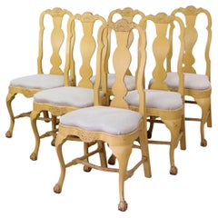 19th Century Swedish Rococo-style Dining Chairs