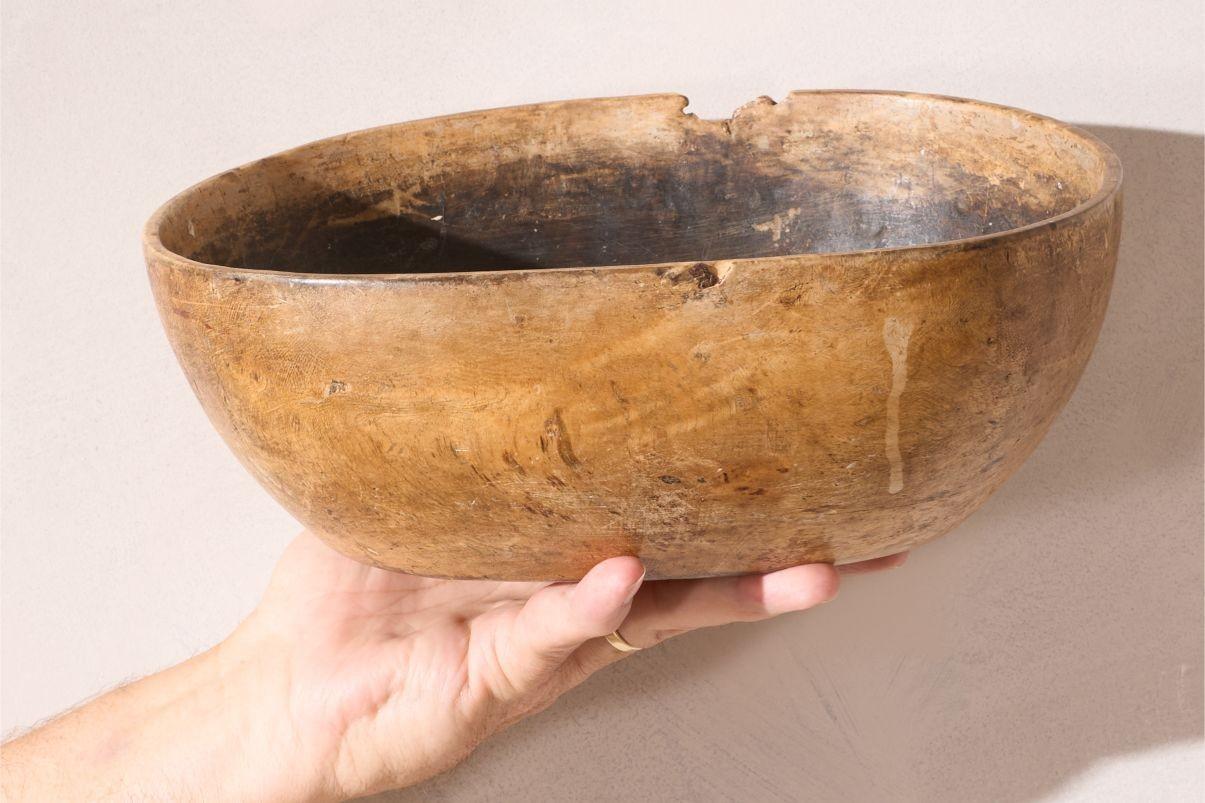 19th century Swedish root bowl - No2 For Sale 2