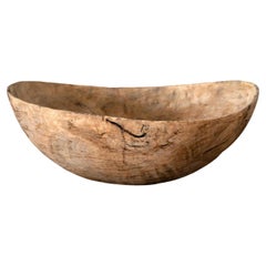 19th Century Swedish Root Wood Bowl