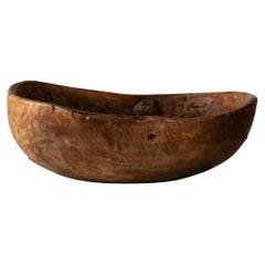 Schwedische Roots Wood Wood Schale aus dem 19.