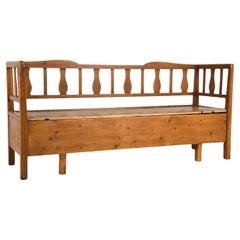 19th Century Swedish Settle Bench
