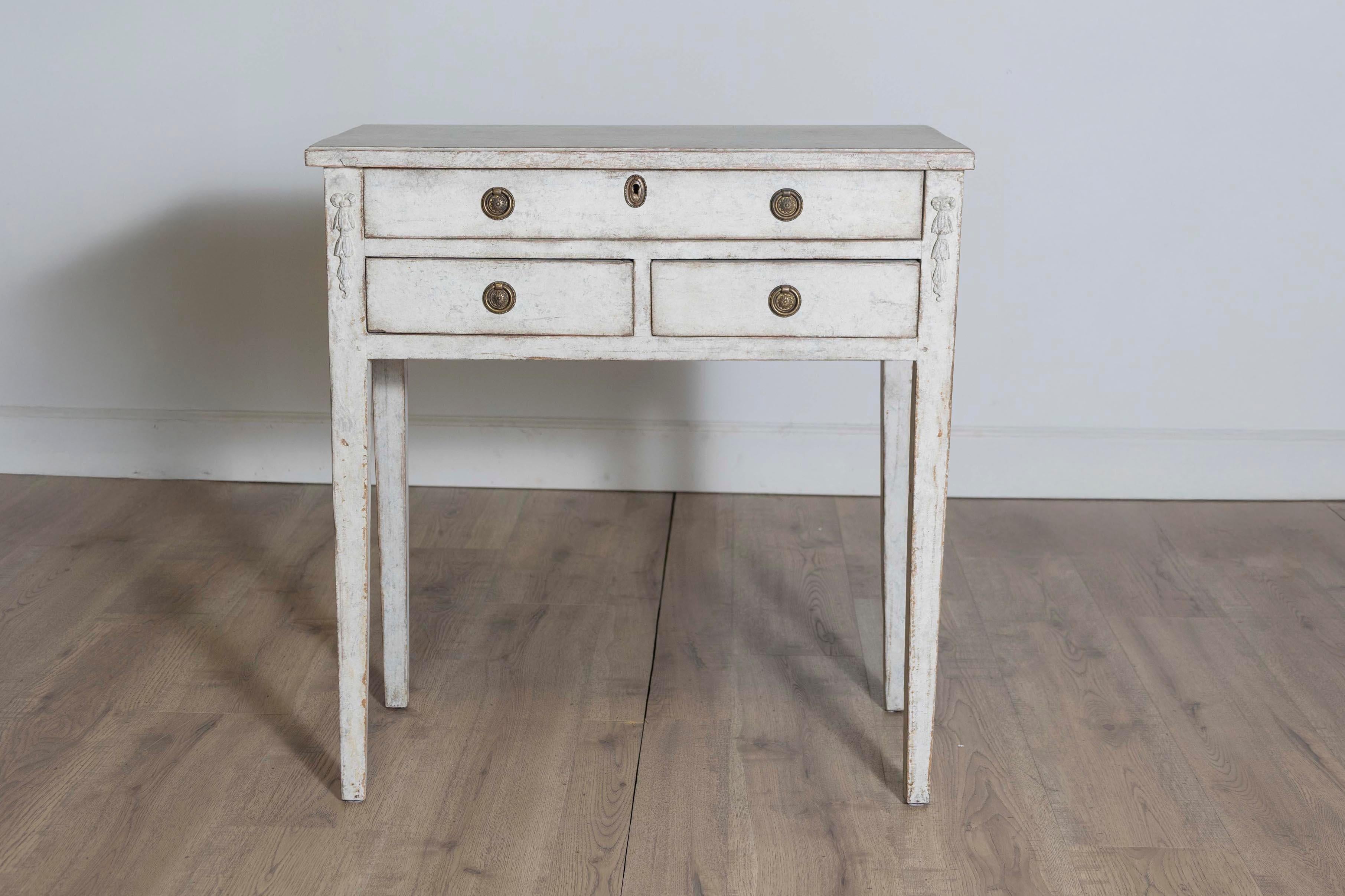 Gustavien Table d'appoint suédoise du 19ème siècle, vers 1850 en vente