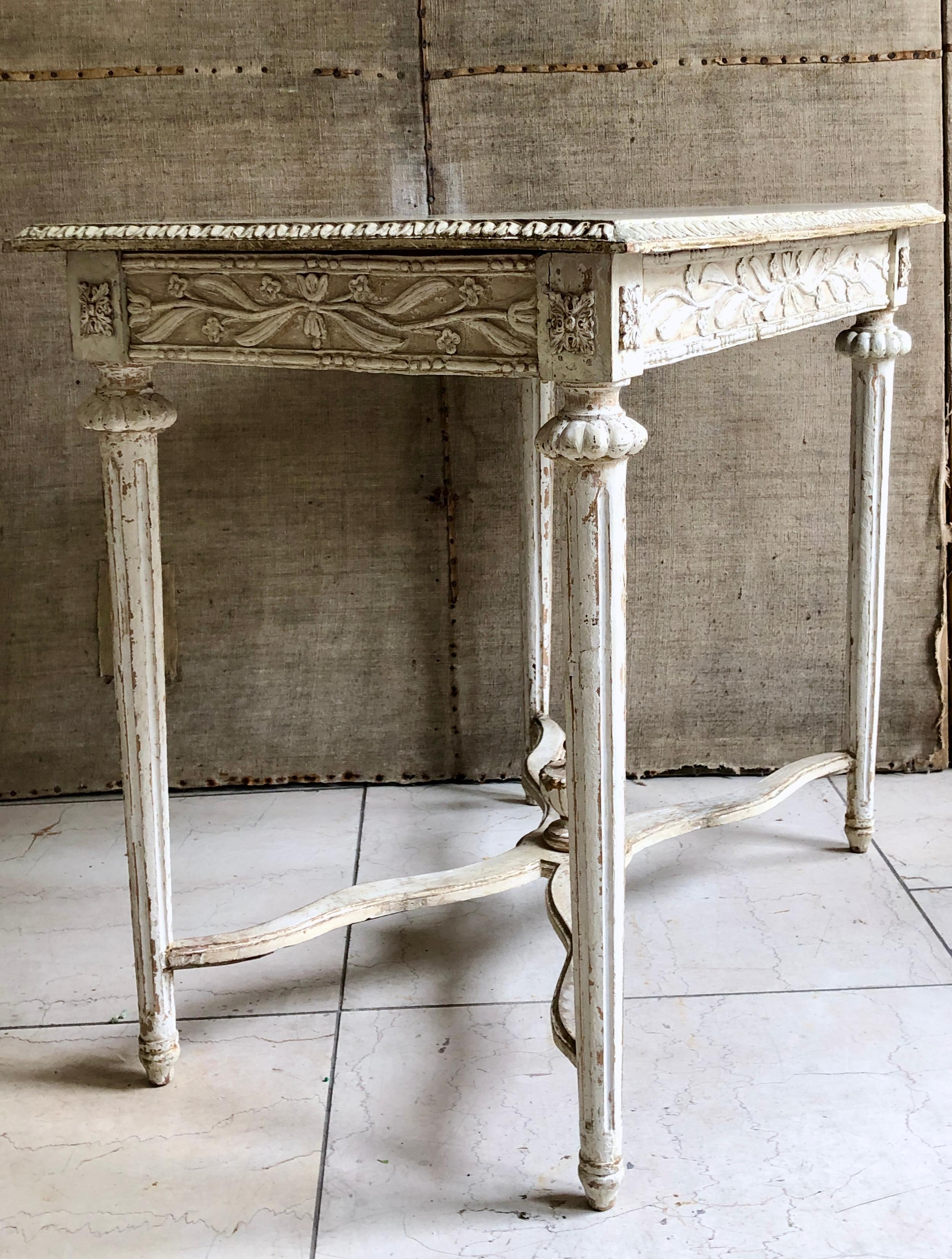 Gustavian 19th Century Swedish Side Table