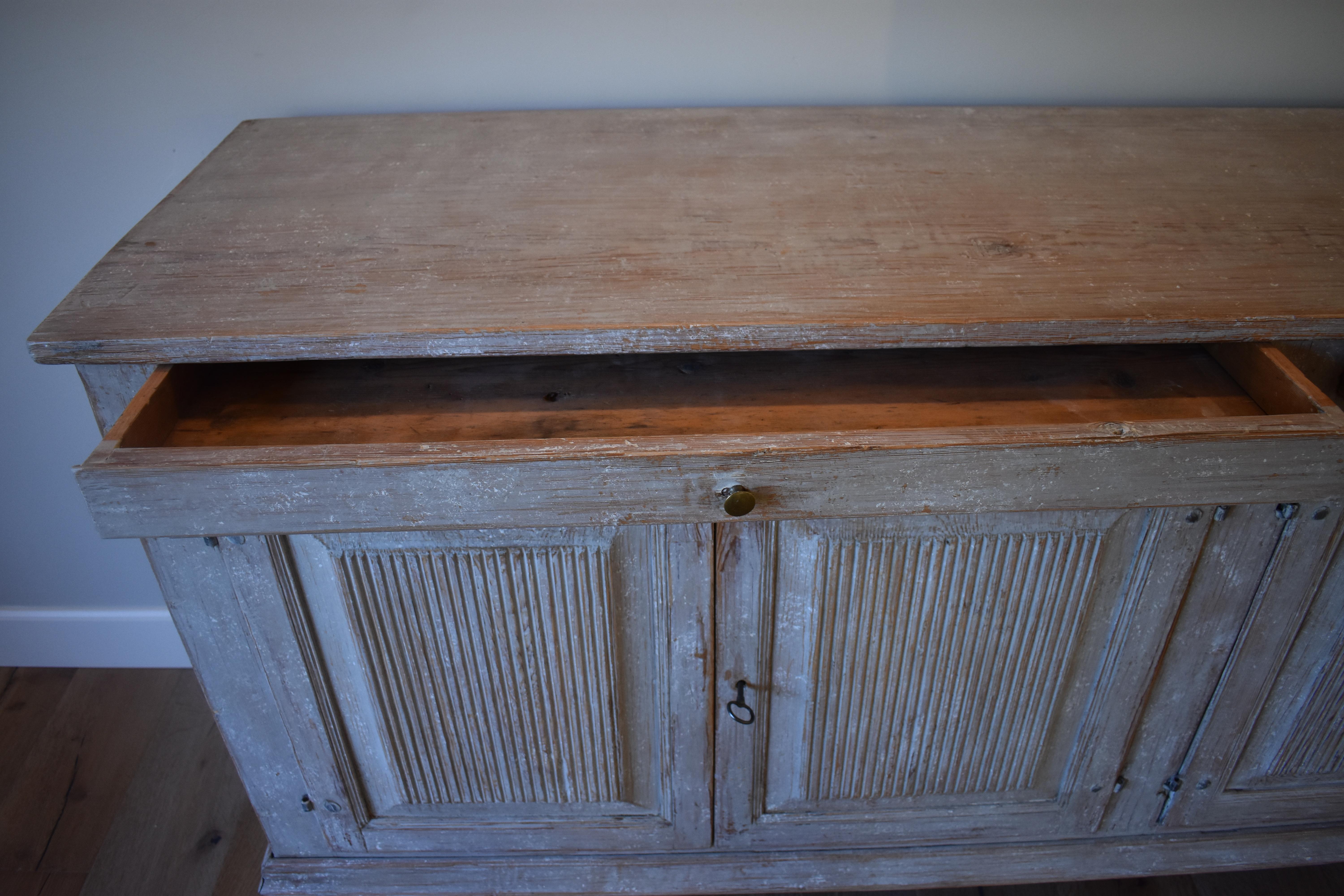 19th Century Swedish Sideboard In Good Condition For Sale In Encinitas, CA