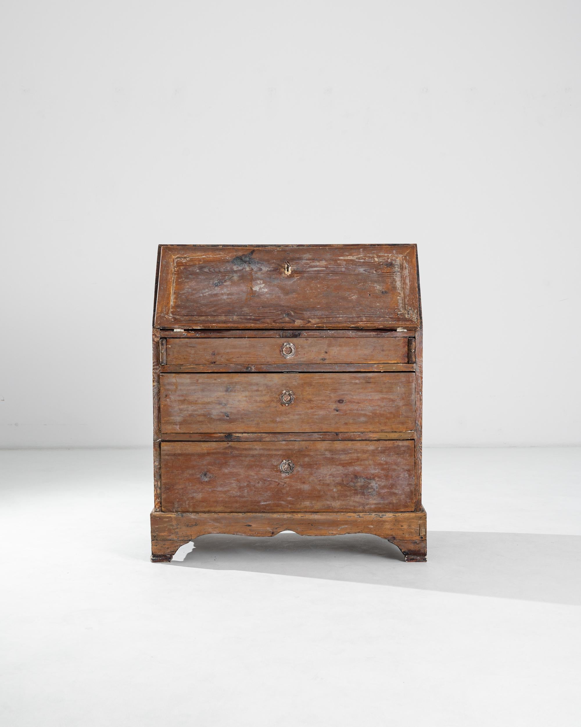 19th Century Swedish Slant Top Desk 5