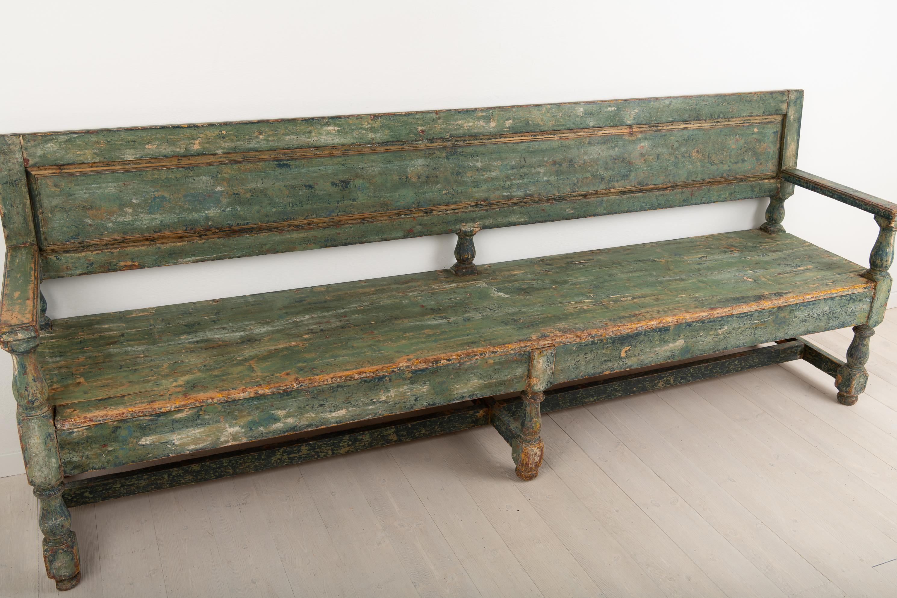 19th Century Swedish Sofa Bench in Baroque Style 6