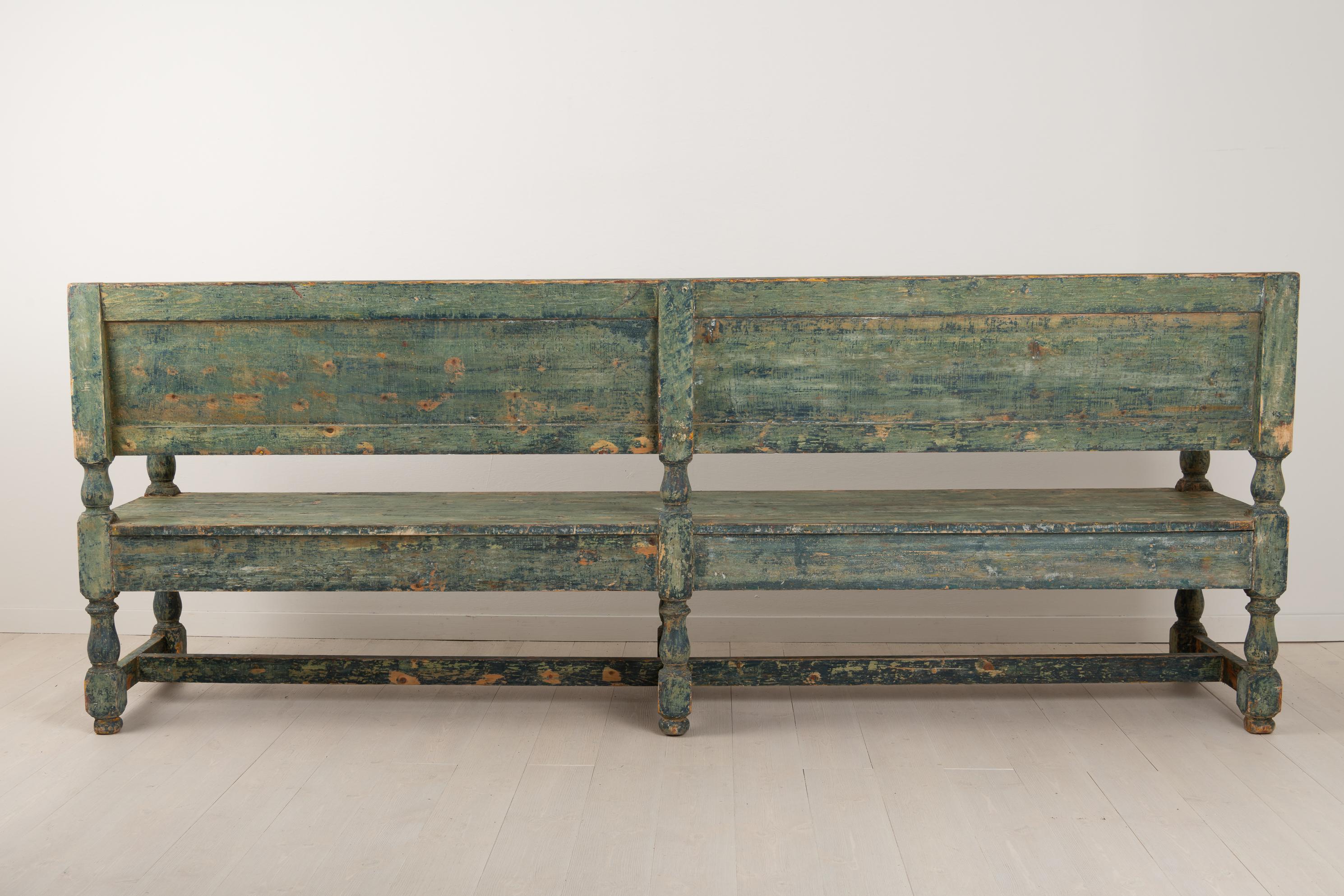 19th Century Swedish Sofa Bench in Baroque Style 3