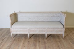 Canapé suédois du 19ème siècle, vers 1800