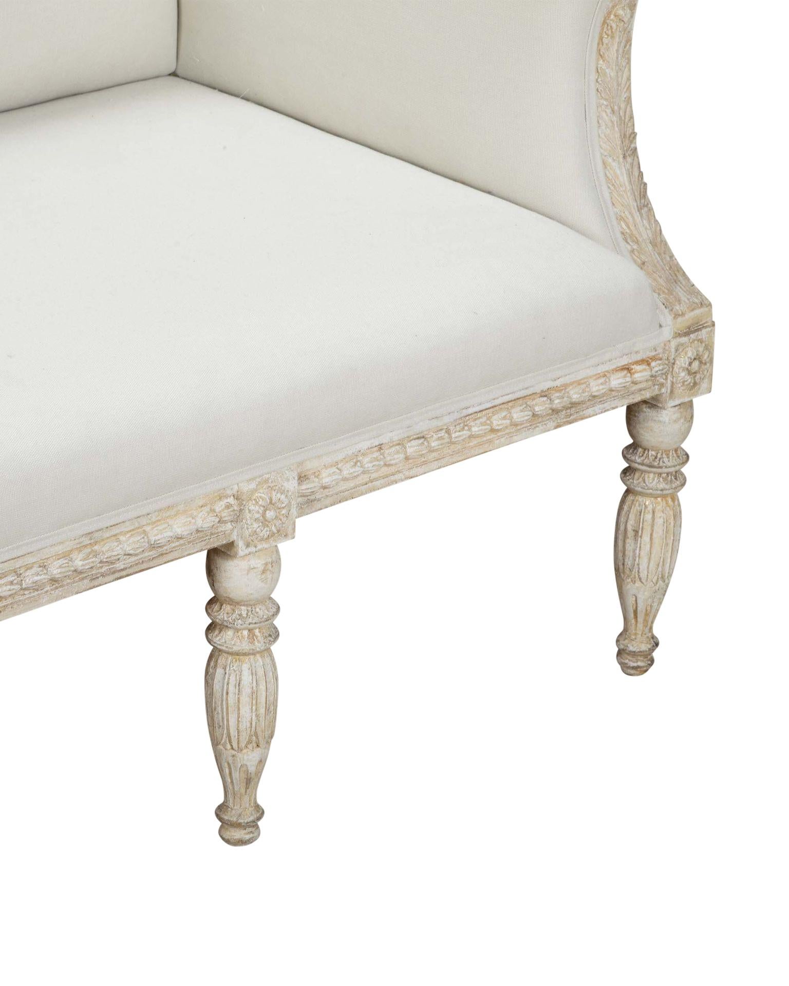 Canapé suédois du XIXe siècle à la manière d'Ephraim Ståhl Bon état - En vente à Tetbury, Gloucestershire