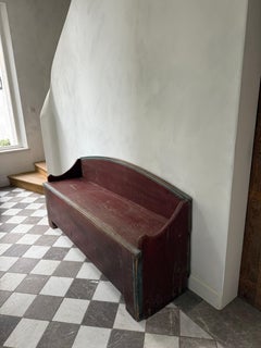 19th Century Swedish Storage Bench