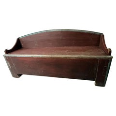 19th Century Swedish Storage Bench