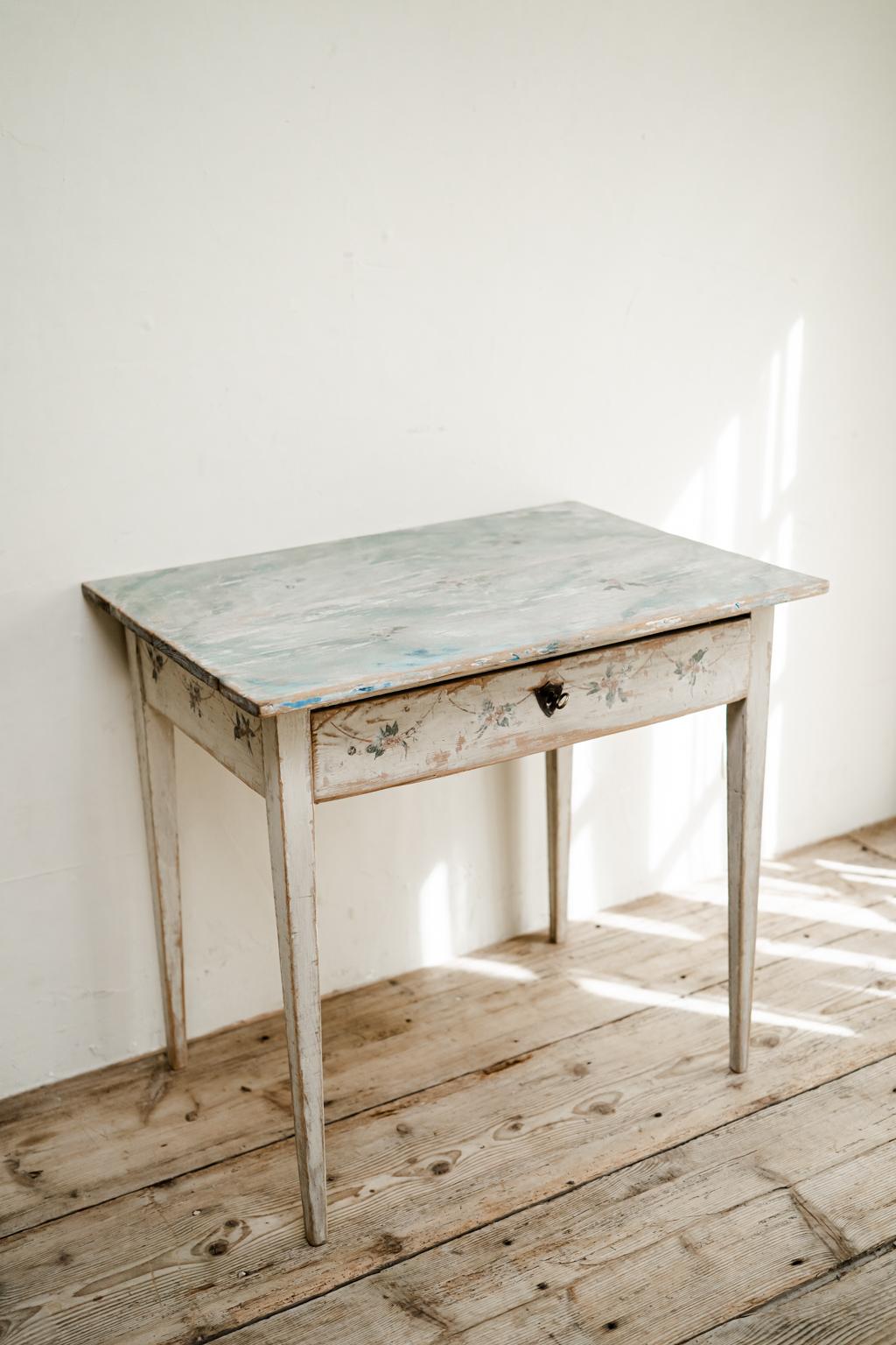19th Century Swedish Table/Desk In Good Condition In Brecht, BE