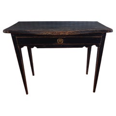 19th Century Swedish table in  transition between Rococo & Gustavian