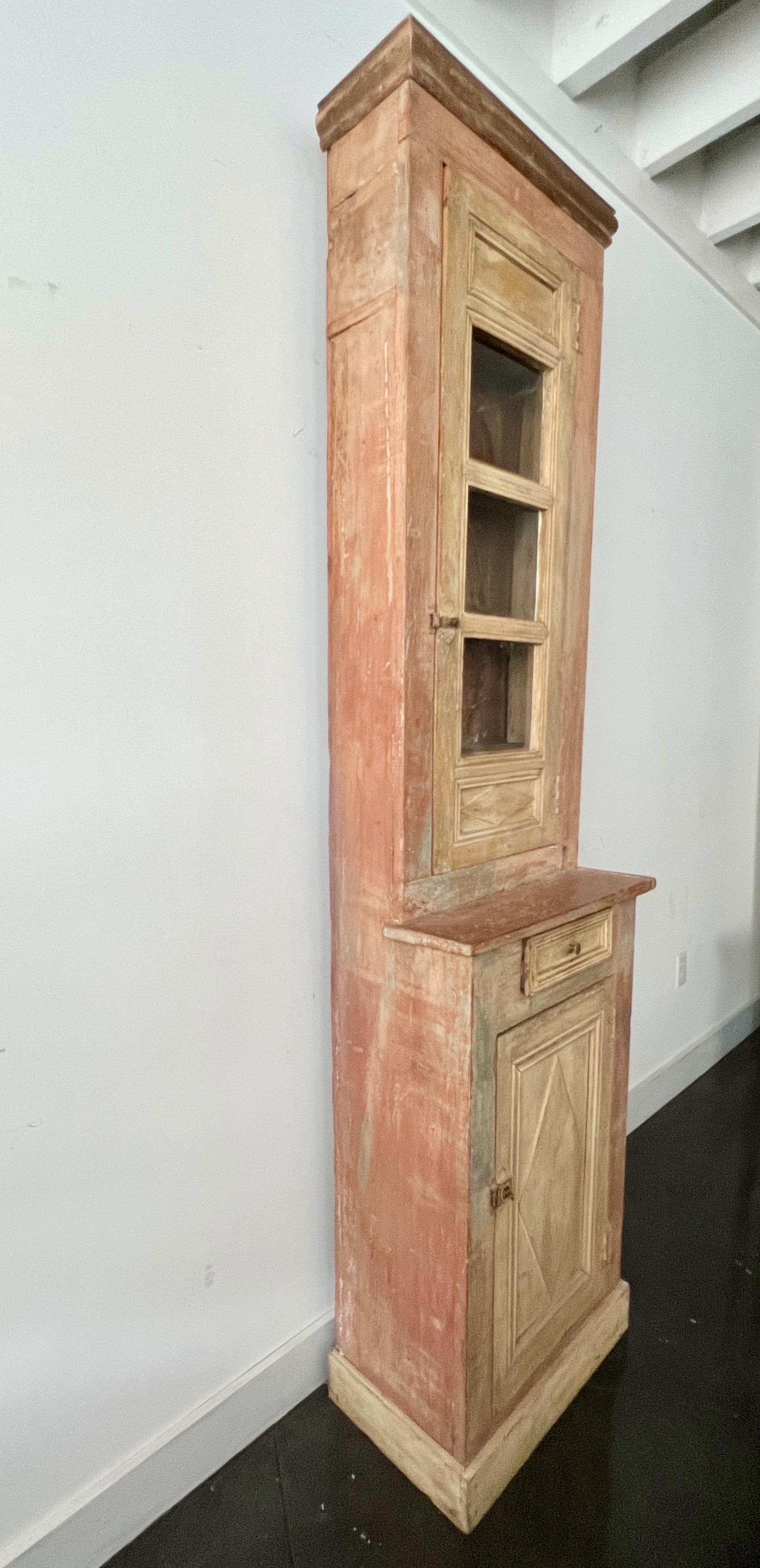 rustic tall cabinets