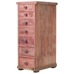 19th Century Swedish Tall Chest of Drawers