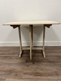 19th Century Swedish Tilt Top Gate Leg Table