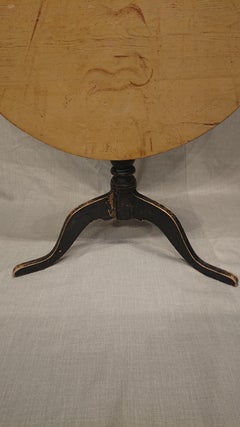 19th Century Swedish Tilt Top Table with Original Paint Swedish Antiques