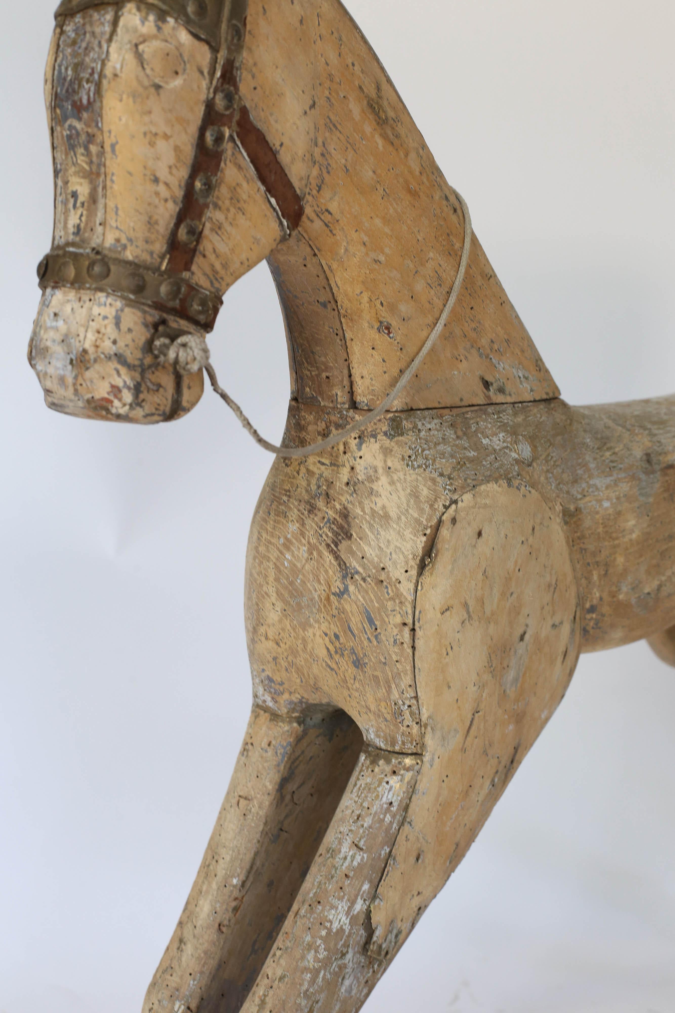 19th Century Swedish Toy Horse In Good Condition In Houston, TX