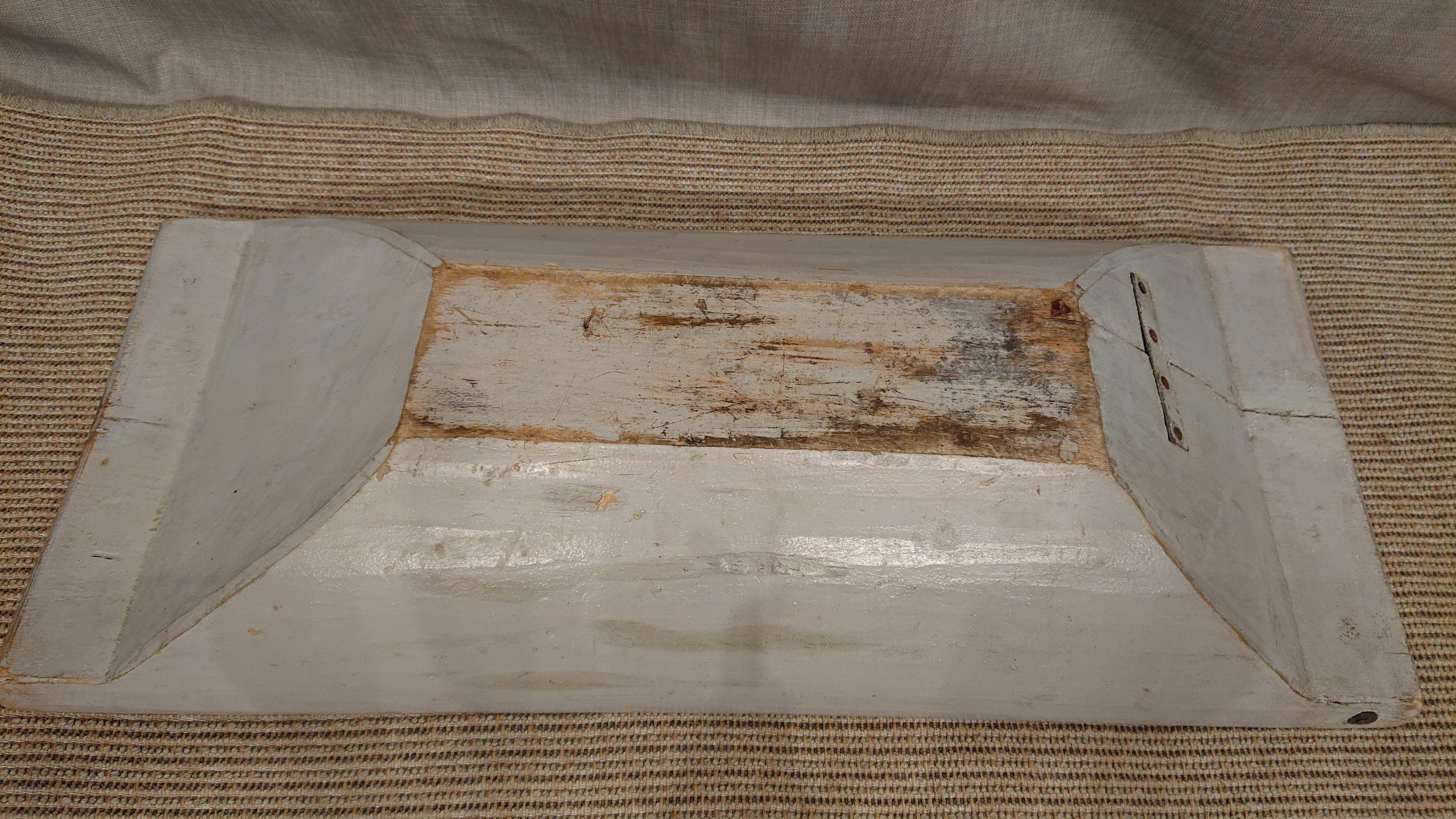Fourchette suédoise du 19ème siècle avec peinture d'origine  de Norrbotten, Suède du Nord en vente 6