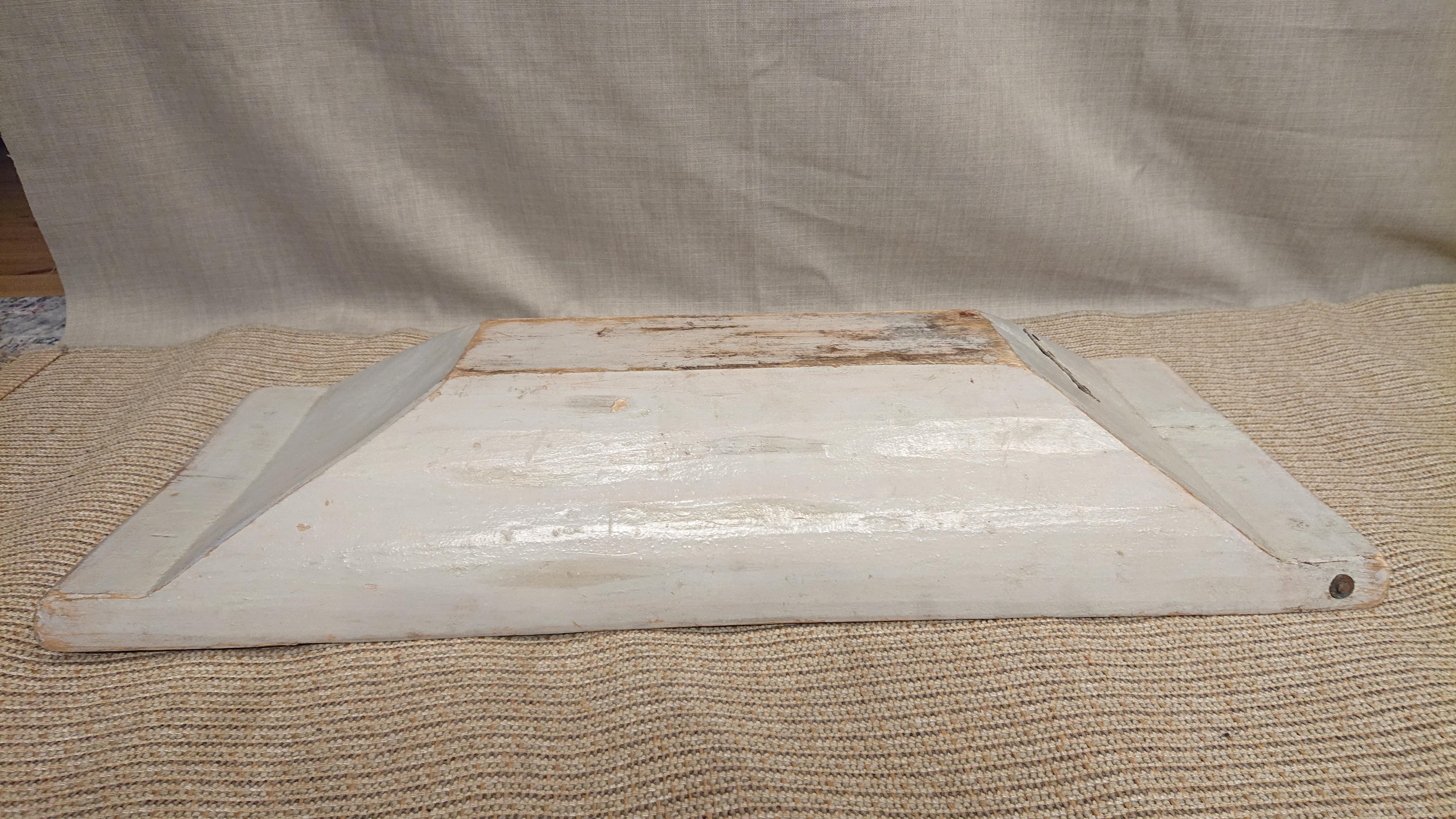 Fourchette suédoise du 19ème siècle avec peinture d'origine  de Norrbotten, Suède du Nord en vente 8