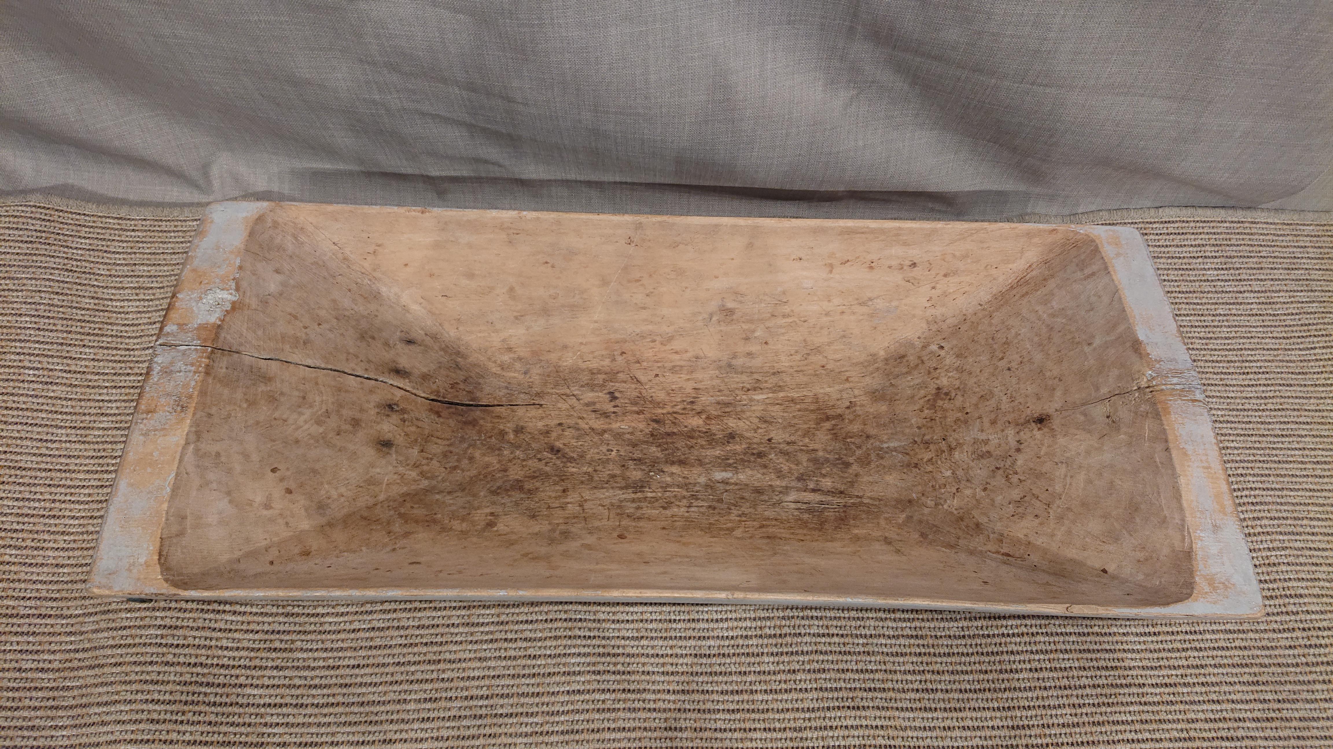Artisanat Fourchette suédoise du 19ème siècle avec peinture d'origine  de Norrbotten, Suède du Nord en vente