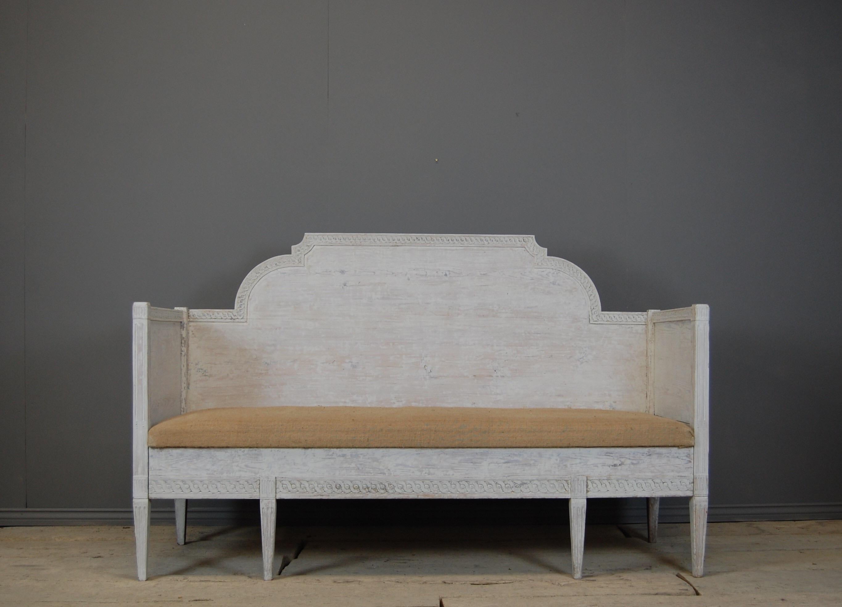 19th Century Swedish Trundle Sofa or Daybed 5
