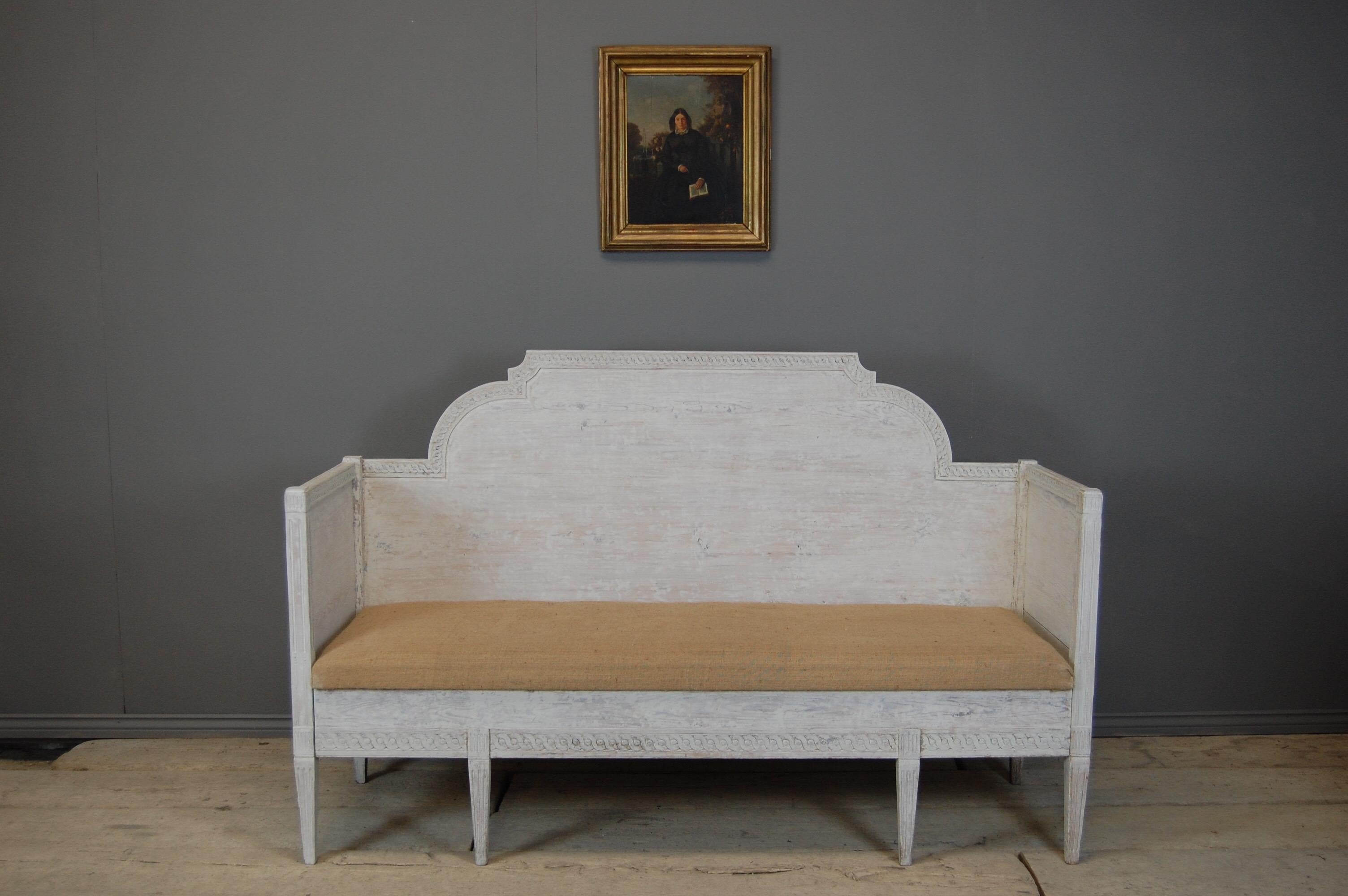 19th Century Swedish Trundle Sofa or Daybed 2
