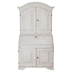 Secretaire sueco en dos partes del siglo XIX Circa 1810