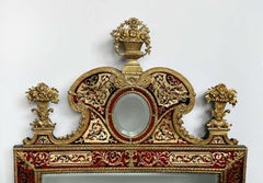 19th Century Swedish Verre Églomisé Mirror in the Taste of Burchardt Precht