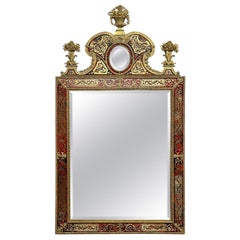 19th Century Swedish Verre Églomisé Mirror in the Taste of Burchardt Precht