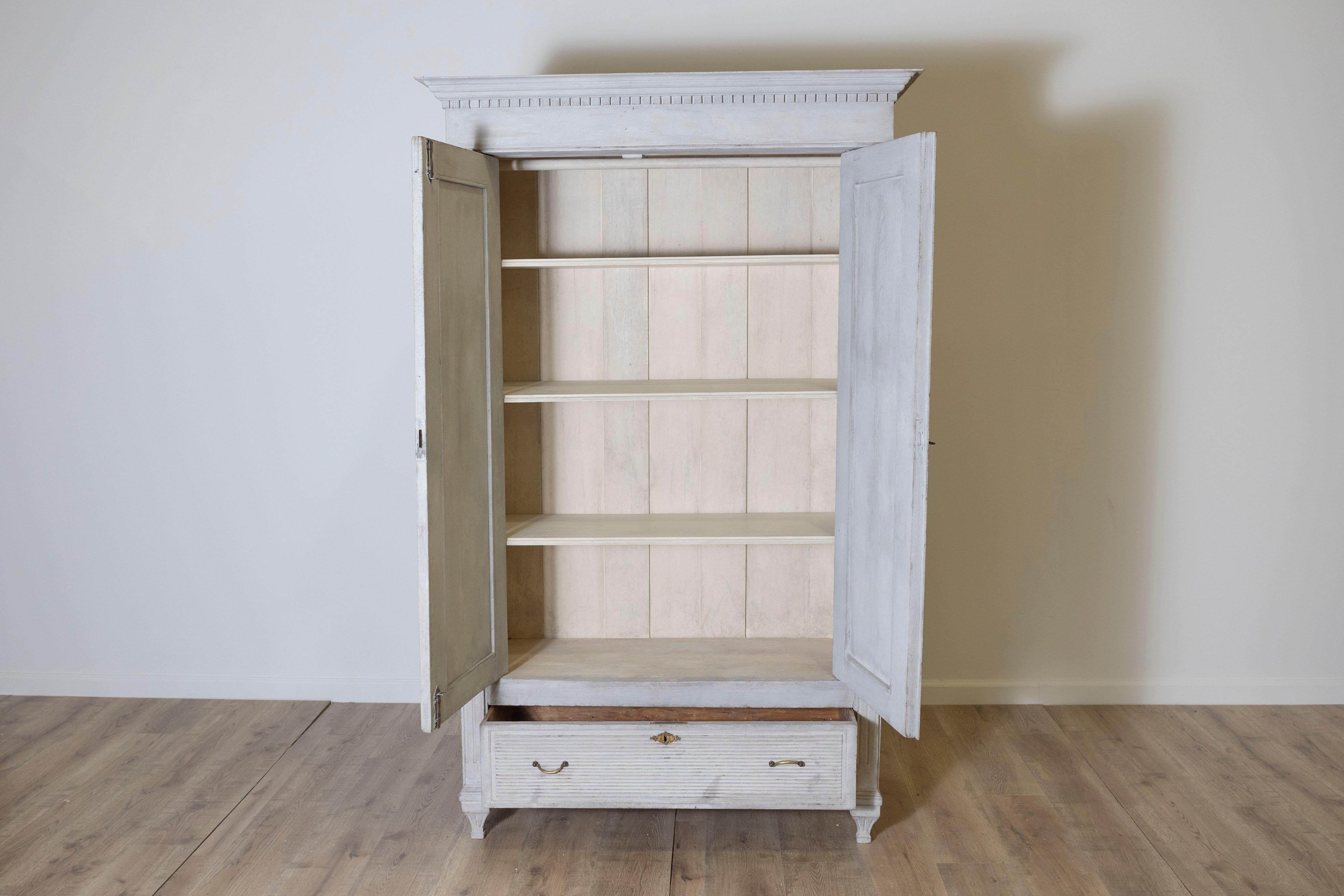 Joinery 19th Century Swedish Wardrobe Circa 1880
