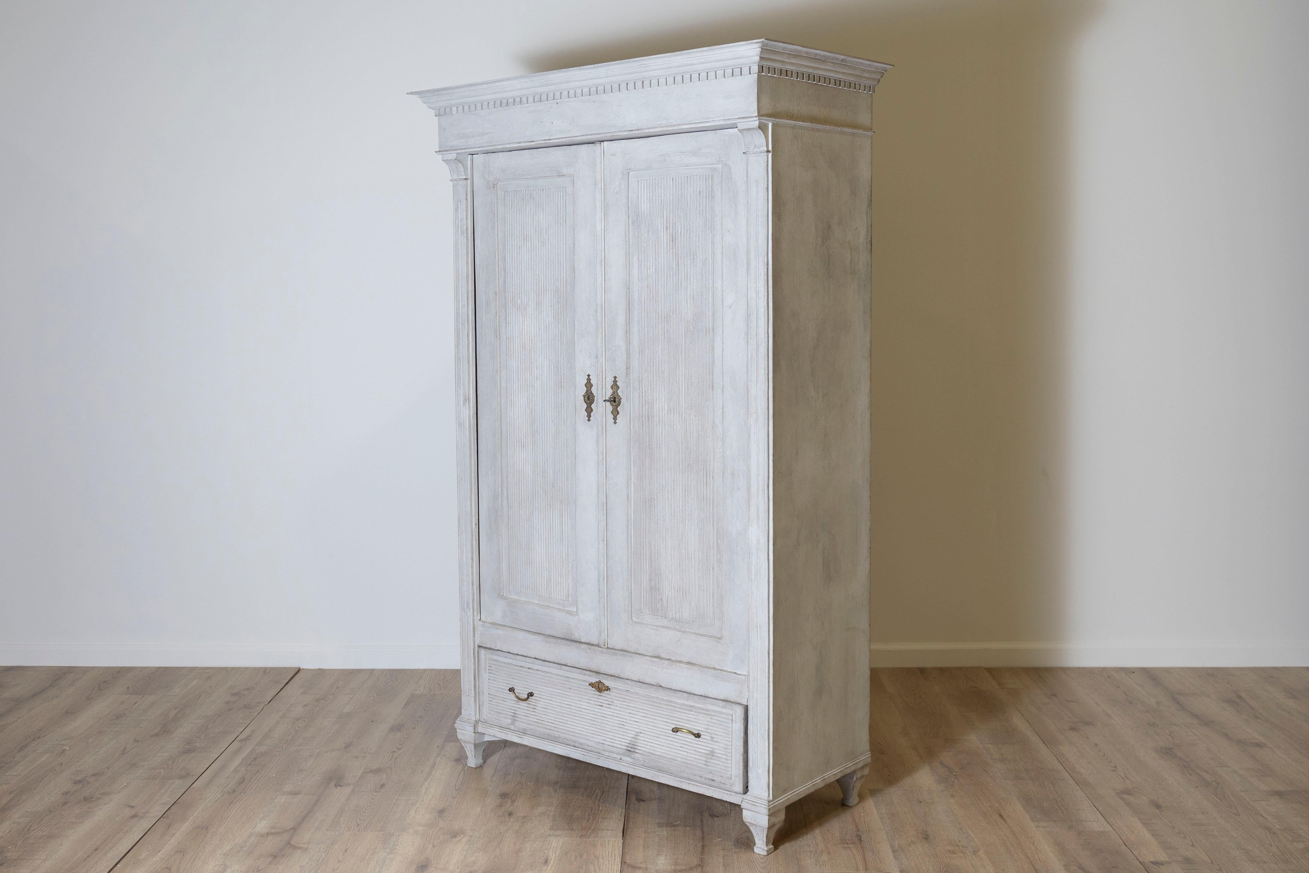 19th Century Swedish Wardrobe Circa 1880 In Good Condition In Atlanta, GA