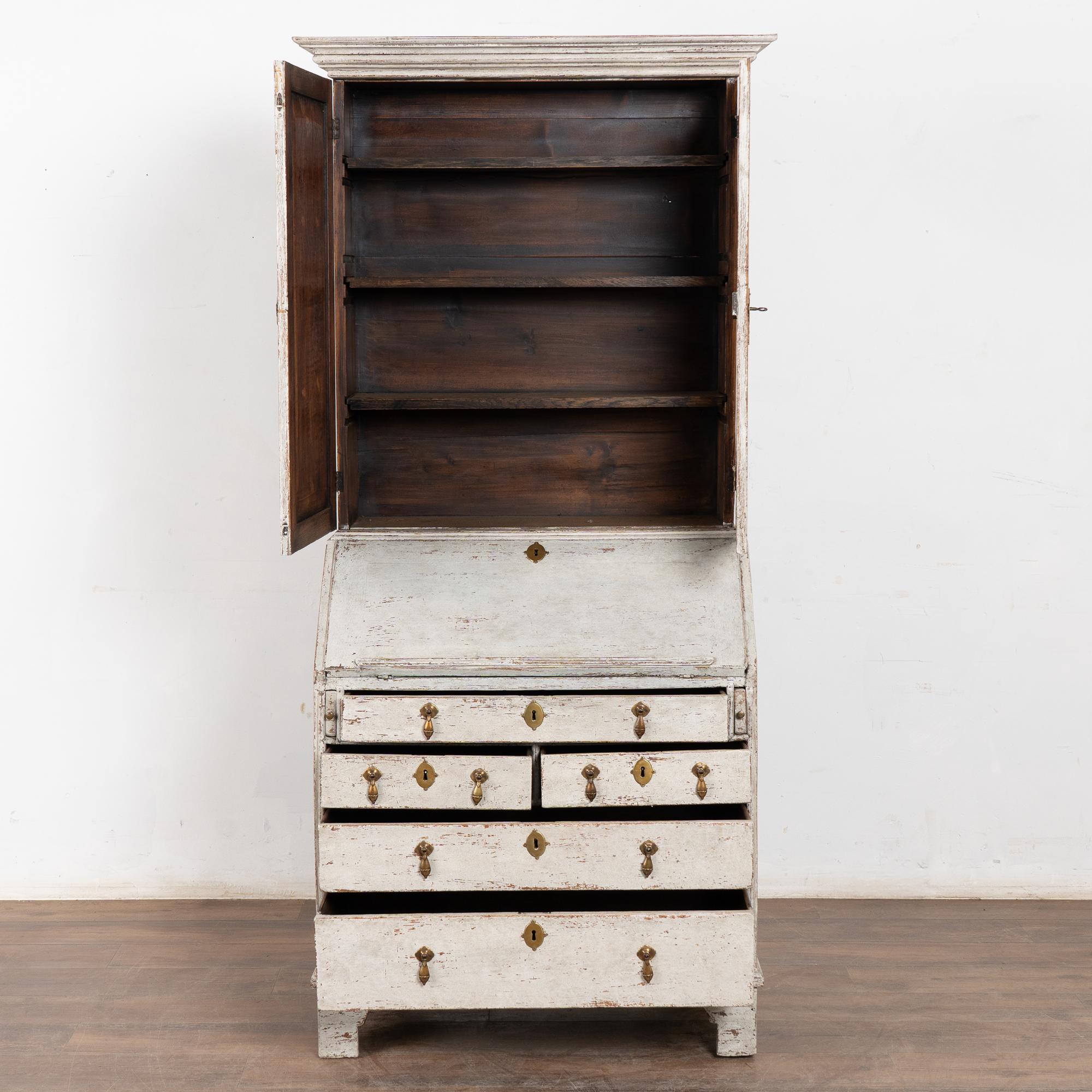 Gustaviano Segretaria svedese del 19° secolo in Oak Oak bianco Gustavo in vendita