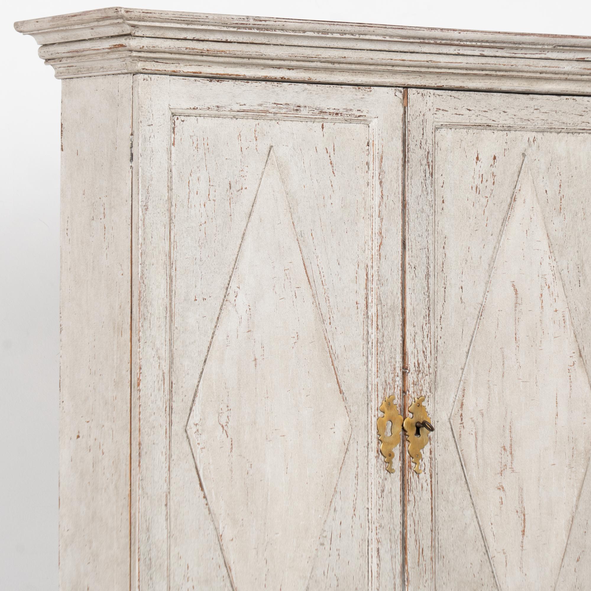 Segretaria svedese del 19° secolo in Oak Oak bianco Gustavo In condizioni buone in vendita a Round Top, TX