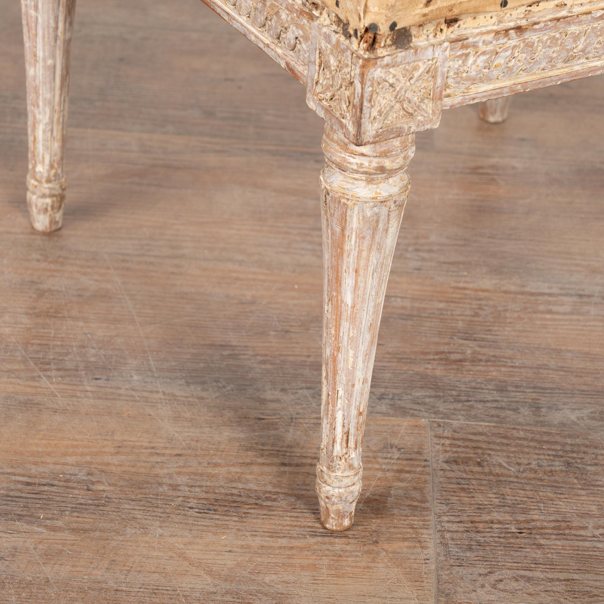 Sgabello tabouret svedese del XIX secolo in vendita 4