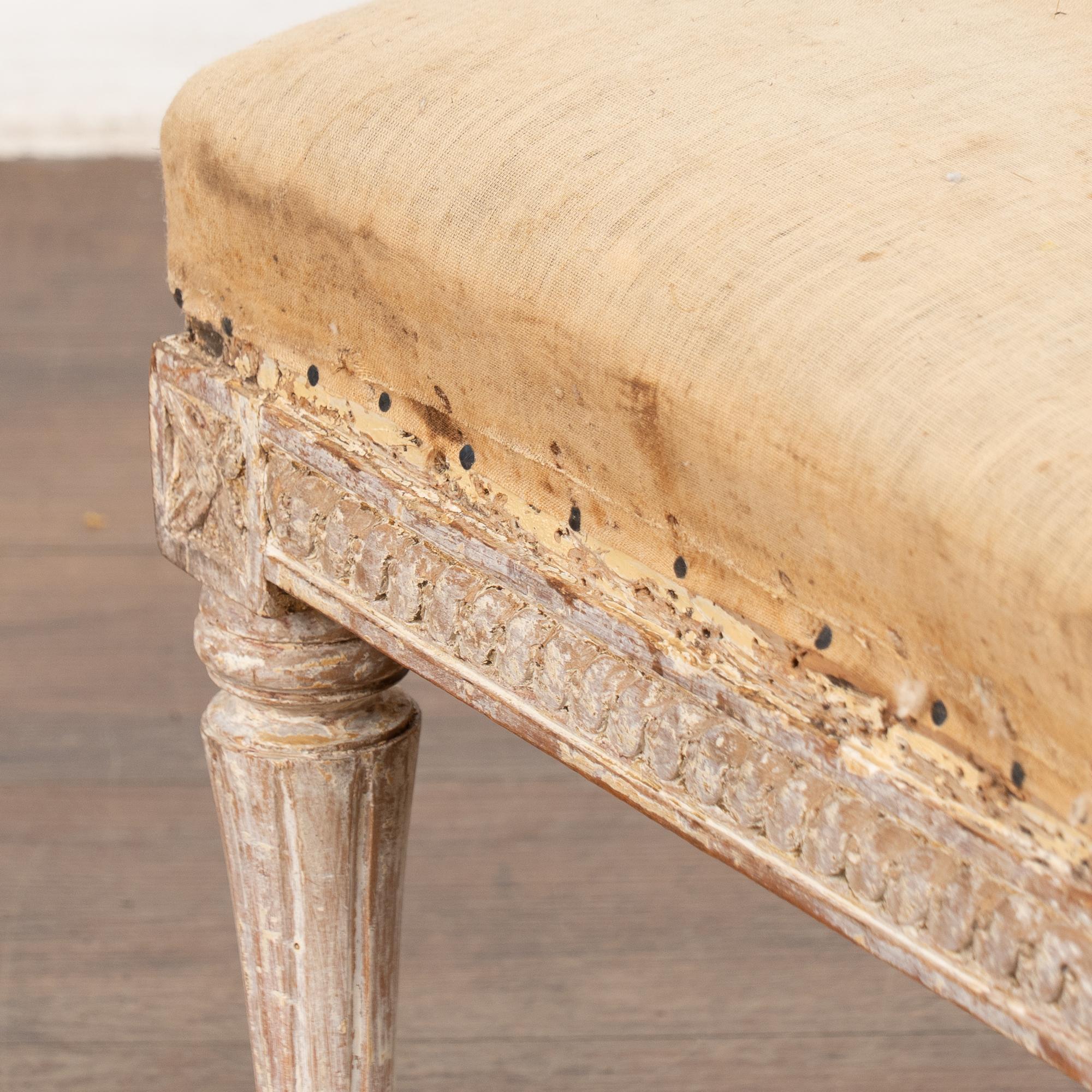 Sgabello tabouret svedese del XIX secolo In condizioni buone in vendita a Round Top, TX