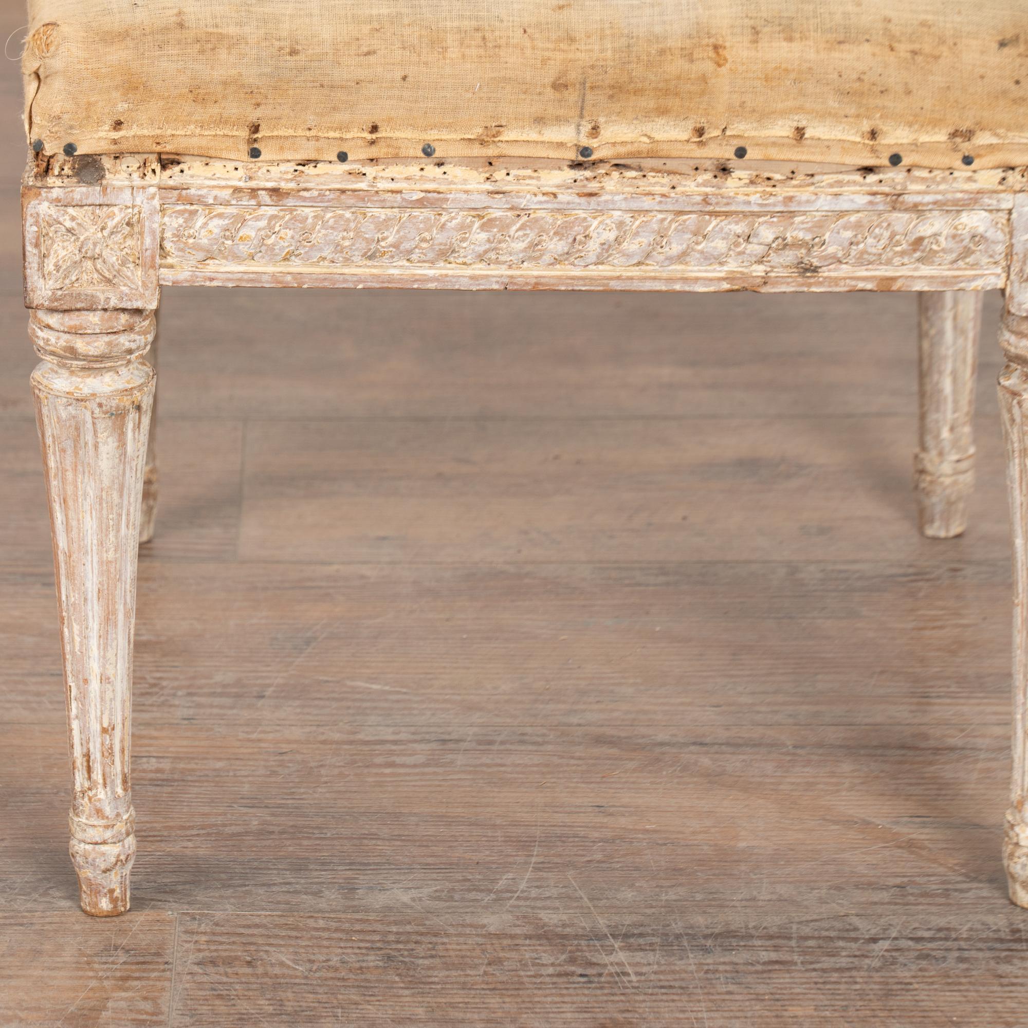 Sgabello tabouret svedese del XIX secolo in vendita 2