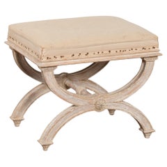 Sgabello tabouret svedese del XIX secolo