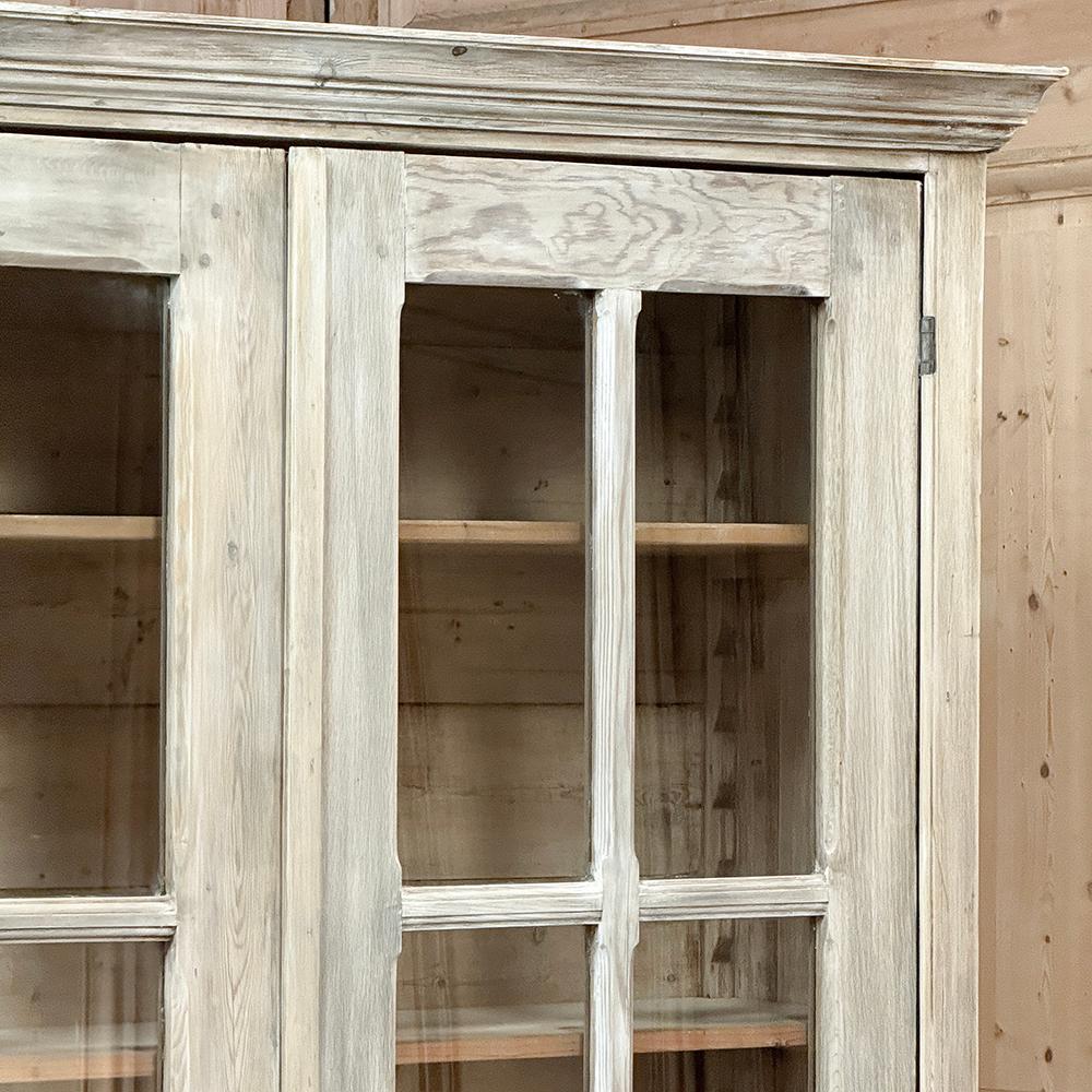 Ottone Libreria svedese imbiancata del XIX secolo in vendita