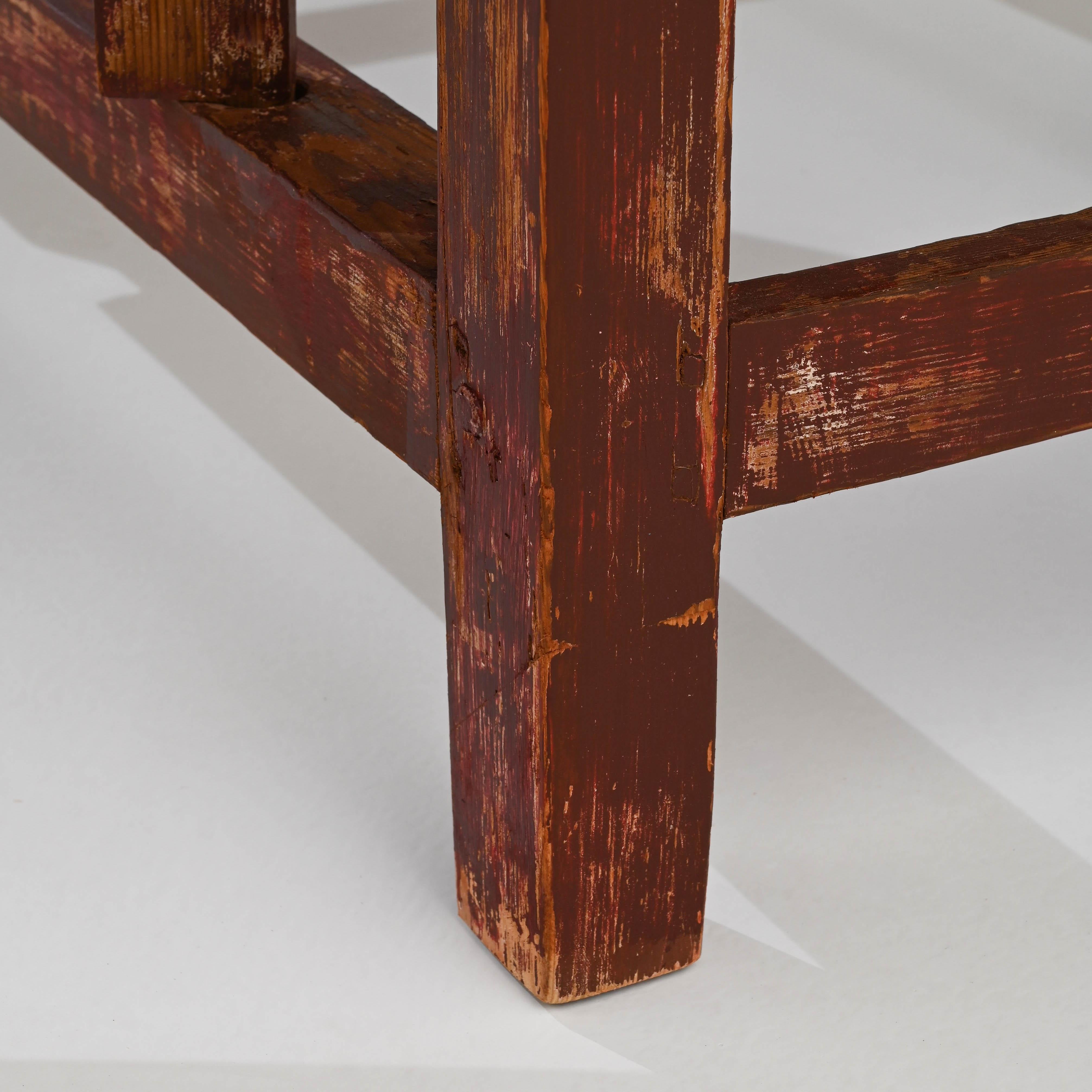 Table à abattant en bois suédois du 19e siècle en vente 4
