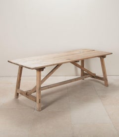 19th Century Swedish X Frame Table