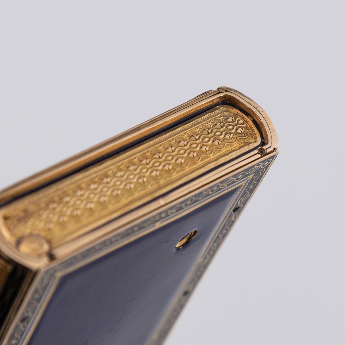 Scatola musicale in oro 18 carati e smalto del XIX secolo, Remond c.1800 in vendita 10