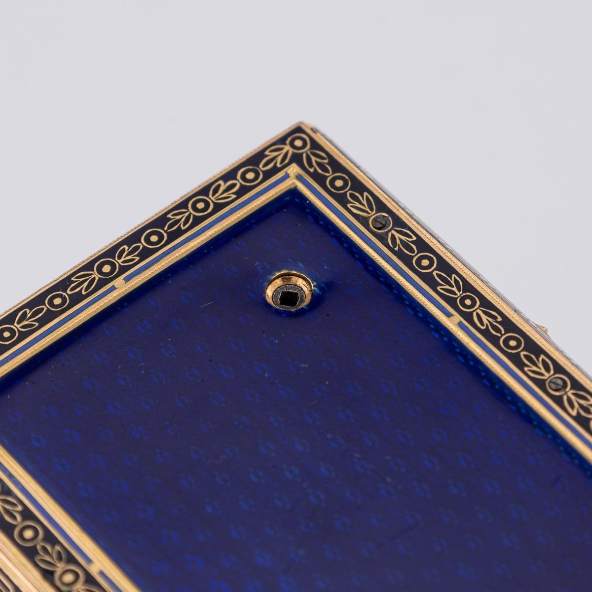 Scatola musicale in oro 18 carati e smalto del XIX secolo, Remond c.1800 in vendita 11