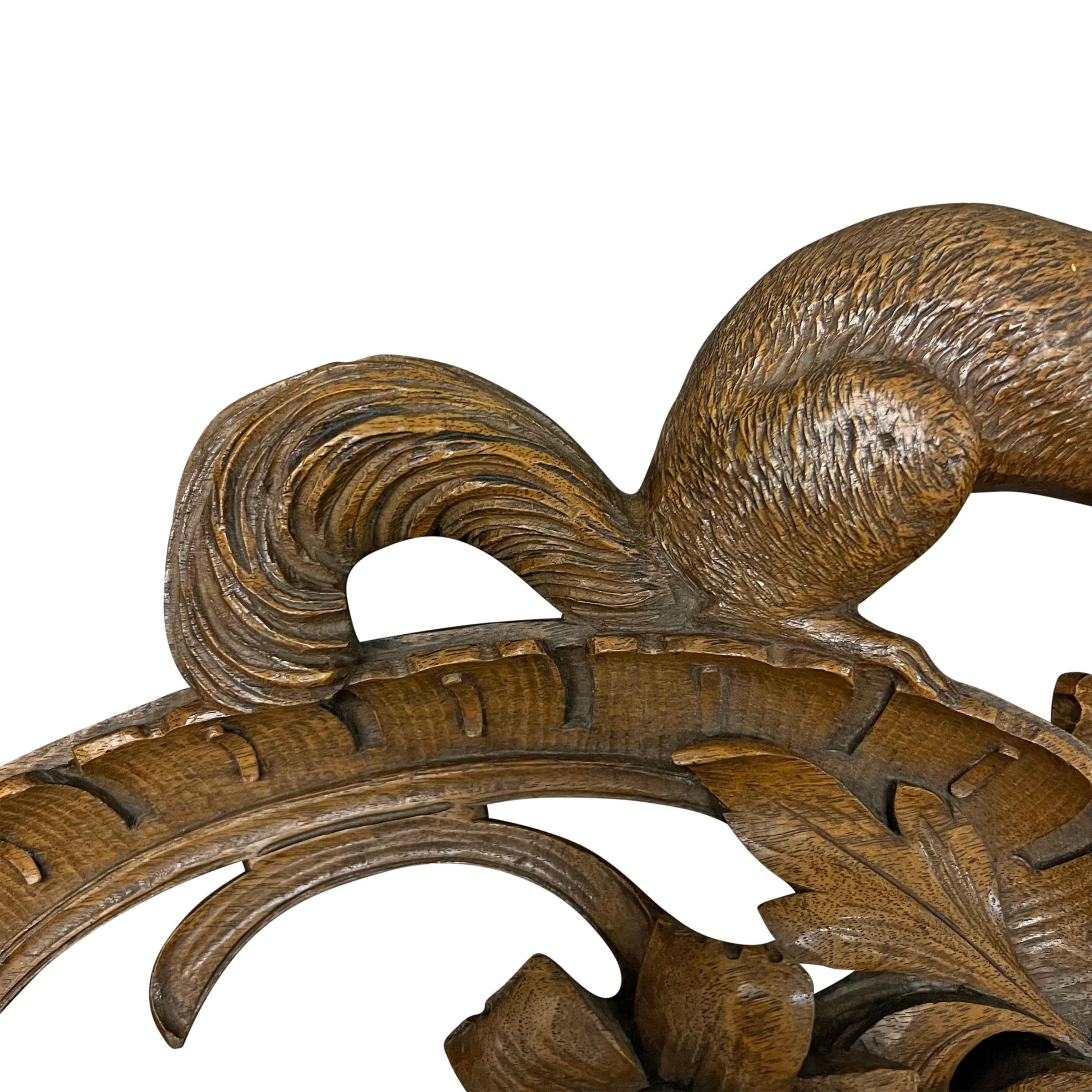 19th Century Swiss Alpine Squirrel Coat or Hat Hook In Good Condition In Chicago, IL