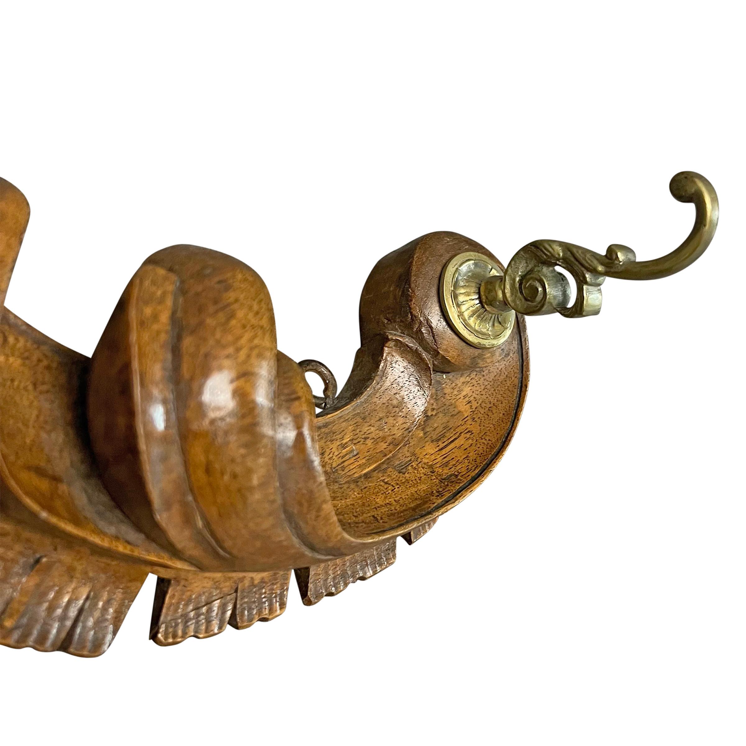 19th Century Swiss Alpine Squirrel Coat or Hat Hook 2