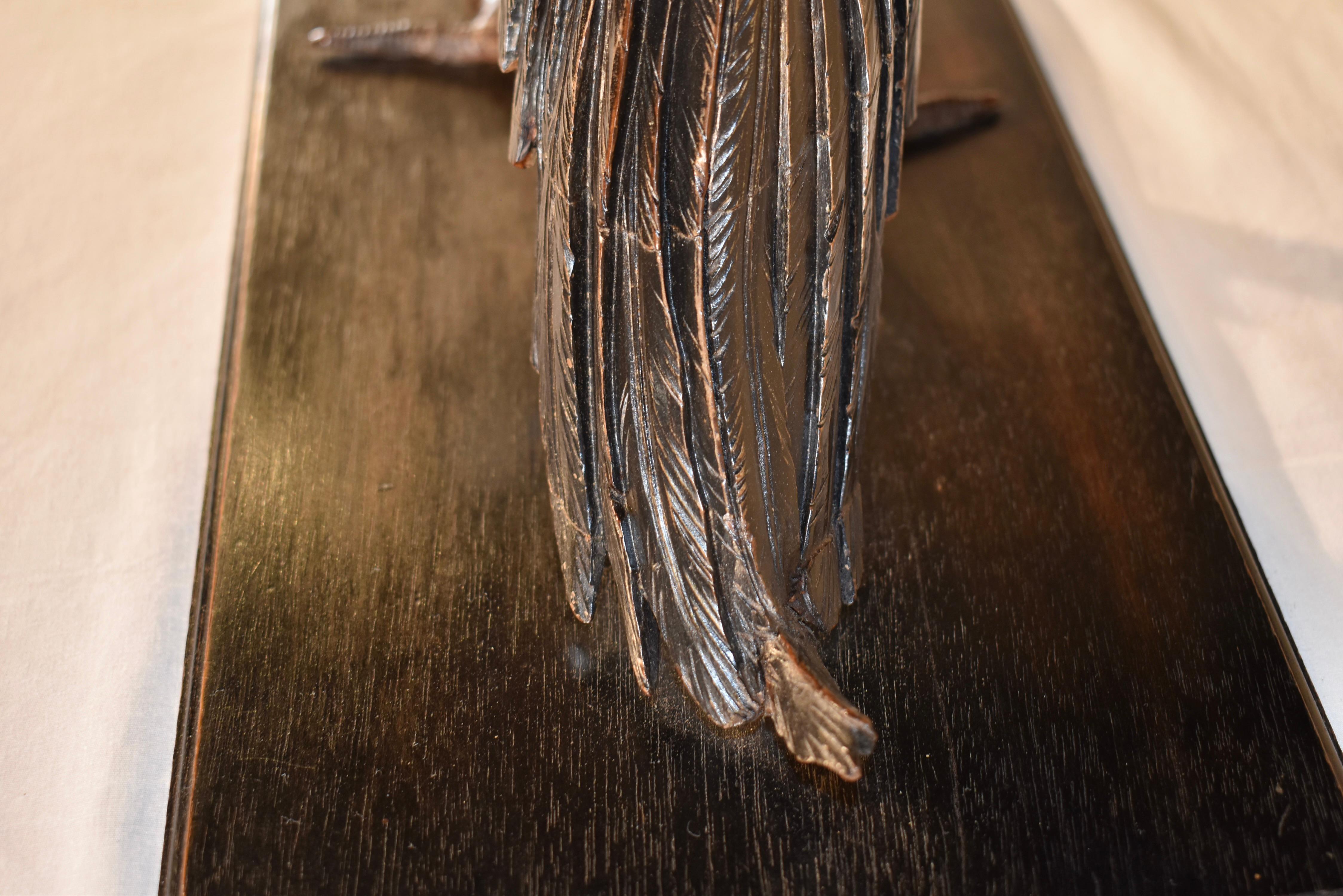 19th Century Swiss Carving of a Rooster For Sale 3