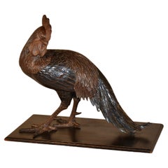 19th Century Swiss Carving of a Rooster