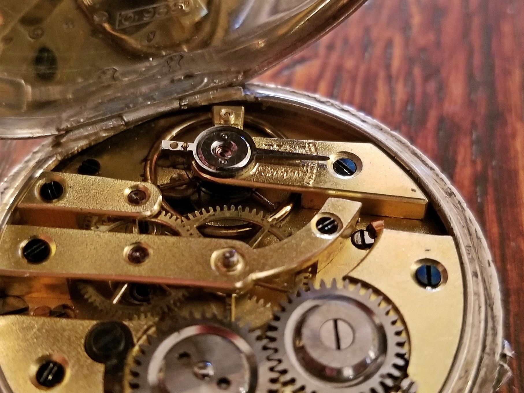 19th Century Swiss Ladies Silver Pocket Watch, Half Hunter – ‘EZ’ Makers Mark 3